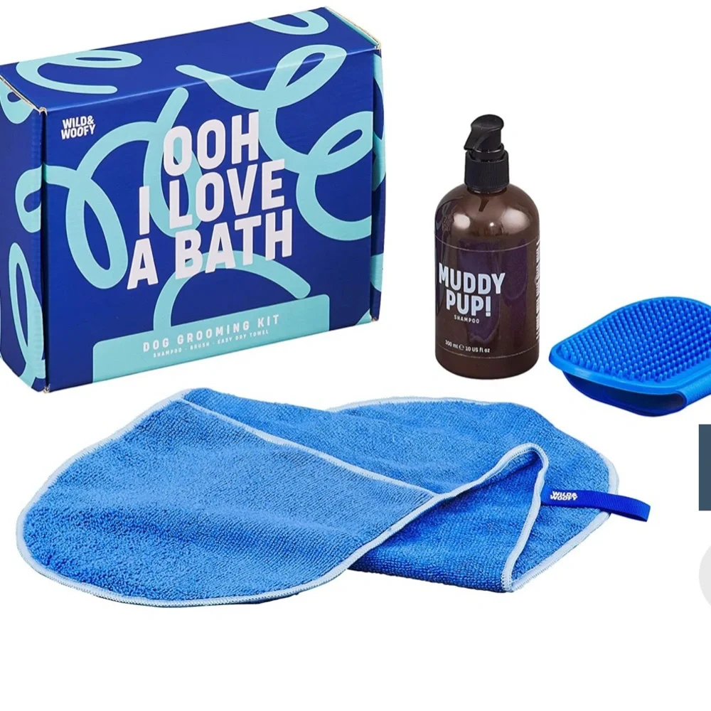 NEW Wild & Woofy Dog Grooming Kit, 0.7 kg
